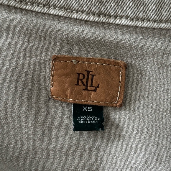 Ralph Lauren Beige khaki Denim Jacket - Picture 4 of 4